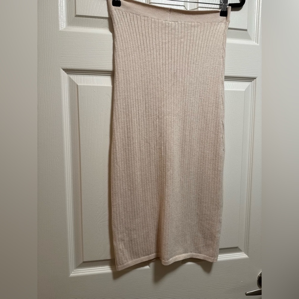 Free People Skyline Midi Skirt in Cream - Picture 8 of 11